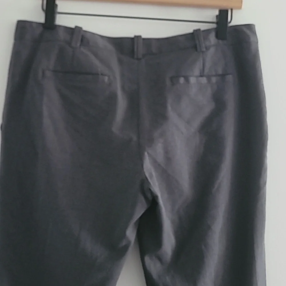 Tory Burch gray wool blend work trousers size 6
